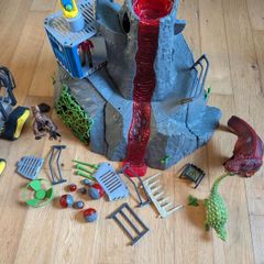 2 x Schleich Sets Dino Volcano & Truck