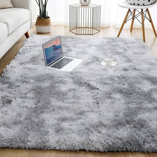 Area Rugs Soft Bedroom Carpets Anti Slip Fluffy Living RoomRug Shaggy Floor Mats Large for Bedroom MULTIPLE SIZES/COLOURS AVAILABLE