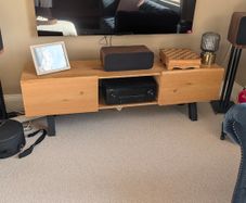 Natural White Oak TV Unit
