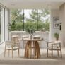 The Aurora Modern Round Dining Table 100cm Image 6