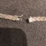 Vintage Chevron silver necklace Image 3