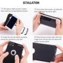 Red Stylish Back Cover Case for iPhone X XS Hybrid Black and Gold Saver Image 2