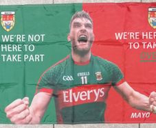 Aiden O'Shea Mayo GAA flag 3ft x 2ft.