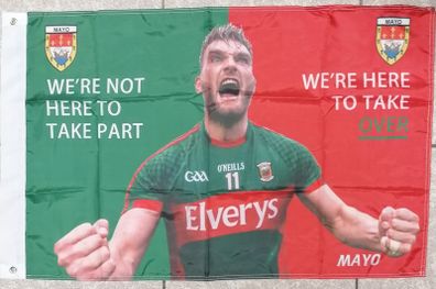 Aiden O'Shea Mayo GAA flag 3ft x 2ft.