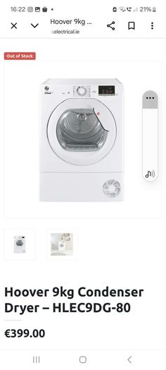 Condenser Dryer