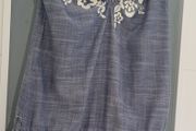 Abercrombie &amp; Fitch light denim playsuit with pockets Sz M (Fit 8-10UK)
