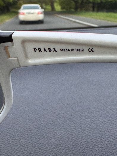 Prada sunglasses Linea Rossa white | SPS 02I | with case