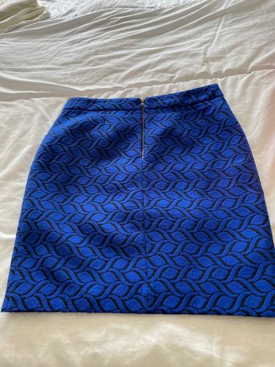 Blue Black Skirt