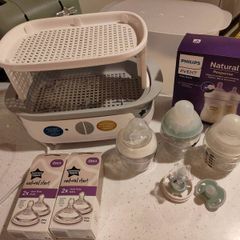 Steriliser + bottles