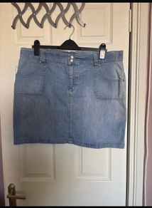 ladies denim skirt