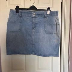 ladies denim skirt