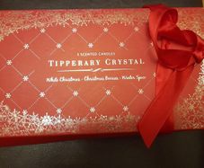 tipperary crystal 3 scented candles box