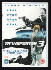 Transporter 3 DVD Movie staring Jason Statham, Natalya Rudakova & Francois Berleand