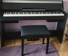 Thomann DP-33B Digital Piano with Piano seat - Like new