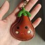 Handmade leather bag charm Image 5
