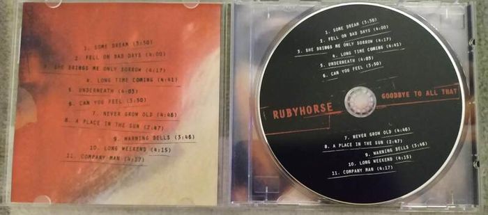Rubyhorse - Goodbye To All That CD (2004) PROMO Copy Irish Indie Rock EX+