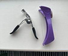 Eyelash Curler and Threading Device