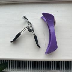 Eyelash Curler and Threading Device