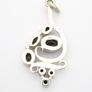 Vintage Large Chunky Smoky Quartz Silver Pendant Image 3