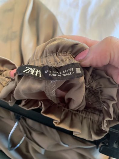 Satin skirt