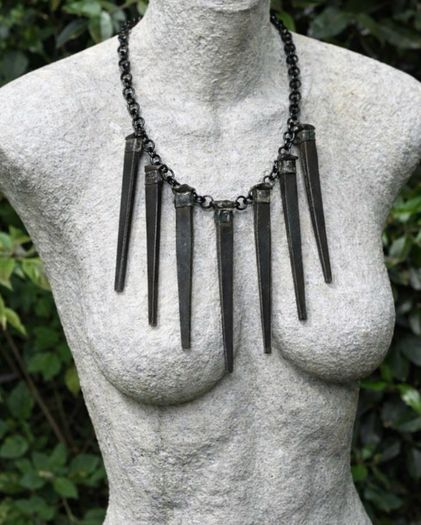 1 Iron Coffin Nail Necklace Vampire Witchcraft
