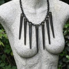 1 Iron Coffin Nail Necklace Vampire Witchcraft