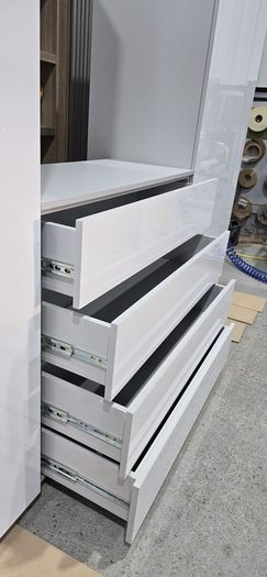Wardrobes, kitchens, utility rooms, storage units.