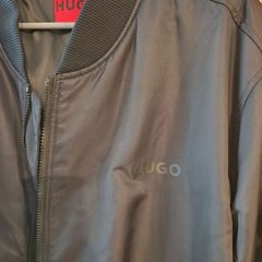jacket HUGO Boss Men's Byler Bomber Jacket Size XL  Black