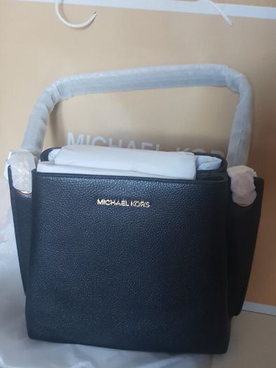New Leather Michael Kors Bag Black
