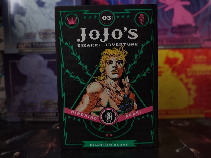 JoJo's Bizarre Adventure ! Part 1: Phantom Blood ! Volume 3 ! Manga ! Hardcover ! 2015 ! by VIZ Media ! Anime !