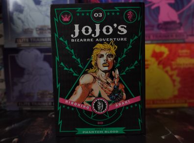 JoJo's Bizarre Adventure ! Part 1: Phantom Blood ! Volume 3 ! Manga ! Hardcover ! 2015 ! by VIZ Media ! Anime !