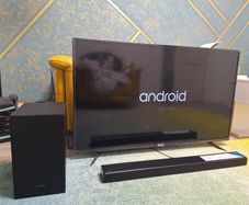 50" TCL Android TV 50P615K + Wireless Samsung Sound bar HW T-550+ Subwoofer
