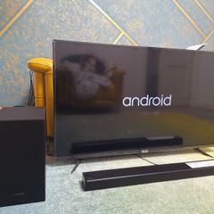 50" TCL Android TV 50P615K + Wireless Samsung Sound bar HW T-550+ Subwoofer