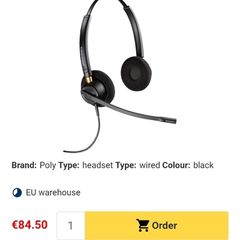 Plantronics EncorePro HW520 headset
