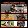 Drive Clutch, 2-8HP Engine, 2000 RPM High-Strength Drive Clutch with Asymmetric Designed Wheels & Robust Rubber Belt, Sturdy & Durable Clutch with Full Accessories Image 3