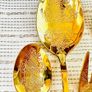 New Gold cutleru 5 pc x 10 sets Dining knife Fork Spoon Dessert spoon Salad fork Image 2