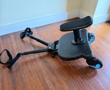 Universal buggy board with seat