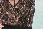 RENATA NUCCI black and taupe dress Sz 14 UK - Bnwt Rrp 239 Sterling