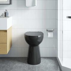 Rimless Toilet 7 cm, Black