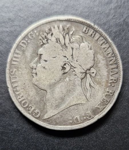 1821 George llll Silver (SECUNDO) Crown