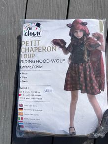 Halloween costume little red riding hood