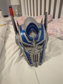 Optimus prime speaking helmet