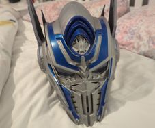 Optimus prime speaking helmet