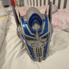 Optimus prime speaking helmet