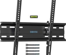 NEW SALE | Ultra Slim TV Wall Bracket Mount for 23-60 inchs LCD LED Plasma TVs, Low Profile Tilt TV Wall Mount up to VESA 400x400mm, 45kg Weight Capacity with Spring Locking System, Includes 5 Cable Ties