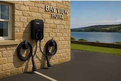 EV Charger 7.4kWh Twin Tethered