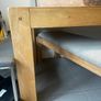 Solid wood country kitchen style table Image 5