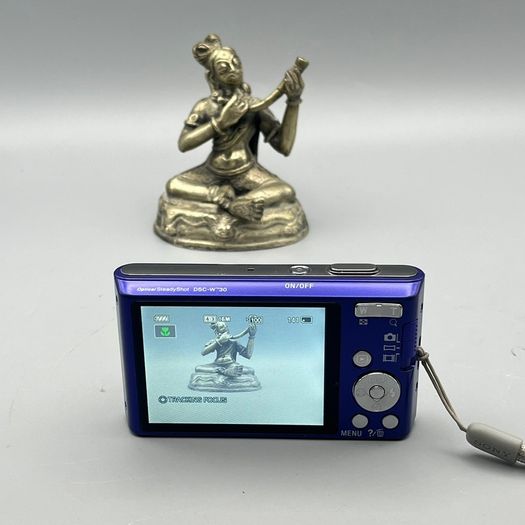 Sony DSC-W730 16.1MP Digital Camera Blue - Full Kit