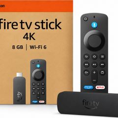 Fire TV Stick 4K Plus streaming device, supports Wi-Fi 6, Dolby Vision/Atmos, HDR10+, find TV programmes faster with Alexa+
