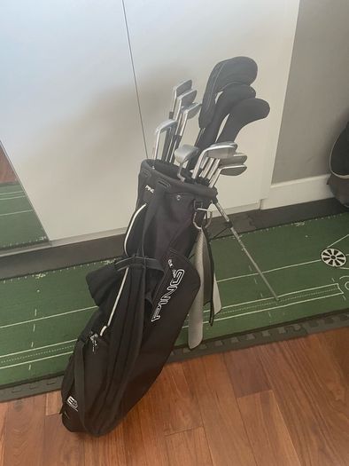 Full 14 Club  Golf Set, TaylorMade/Ping